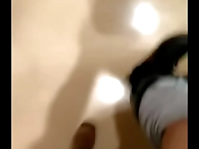 Japanese uncle with big cock in school bathroom tryst