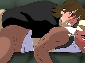 Spike in his fantasy of being loved by several straight men in Yaoi Hentai Bara