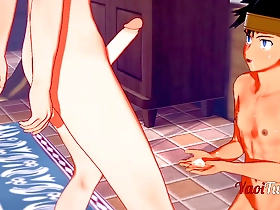 Inuyasha and Koga have a hot gay scene with multiple cumshots in this Yaoi hentai.