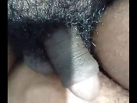 Beautiful Japanese woman gives a sexy black cock a hand job