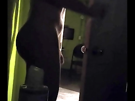 Gay Asian boy gets groped and cummed on in a public video booth