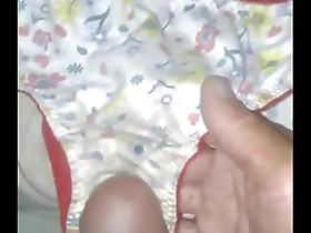 Gay Japanese man enjoys licking clean his partner’s panties.