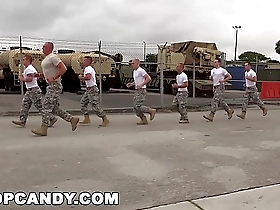 Gay military Glory Hole day of reckoning with TroopCandy