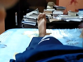 Teen boy masturbates with great pleasure