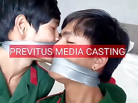 Police and military officers are tricked into gay sex during the casting process.