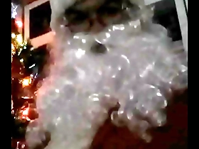 Steamy Christmas party with a hot Spaniard Santa