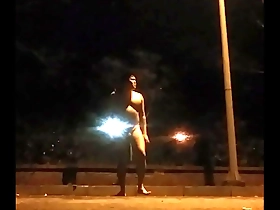 Gay Asian man gets outdoor punishment