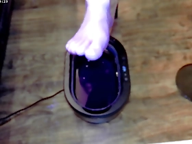 Sensual barefoot paraffin wax experience with ASMR