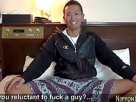 Japanese twink cums hard while showering in HD POV