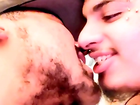 Gay Latino guys having fun in Las Vegas
