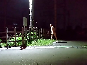 Outdoor exhibition of Japanese gay amateur.