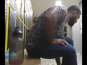 Amateur gay sex in gym shower