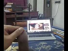 An Indian cam show with a slow and steady build-up to a big cumshot.