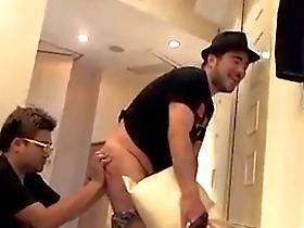 Gay Japanese man enjoys anal sex with another man