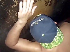 Gay orgy with glory hole action and no cover