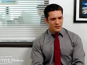 Steamy office romp in this gay parody of The Office.