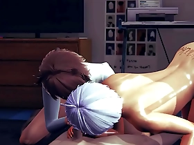 Three sissy sluts in a Yaoi Femboy threesome with Asian and Japanese crossdressers in a manga-style porn film.
