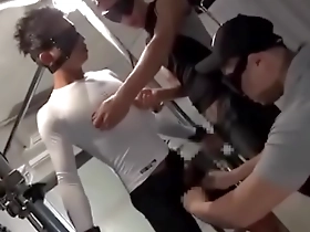 Gay bondage with an Asian hunk